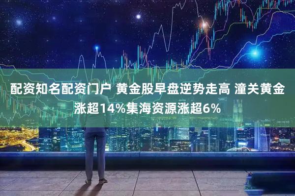 配资知名配资门户 黄金股早盘逆势走高 潼关黄金涨超14%集海资源涨超6%